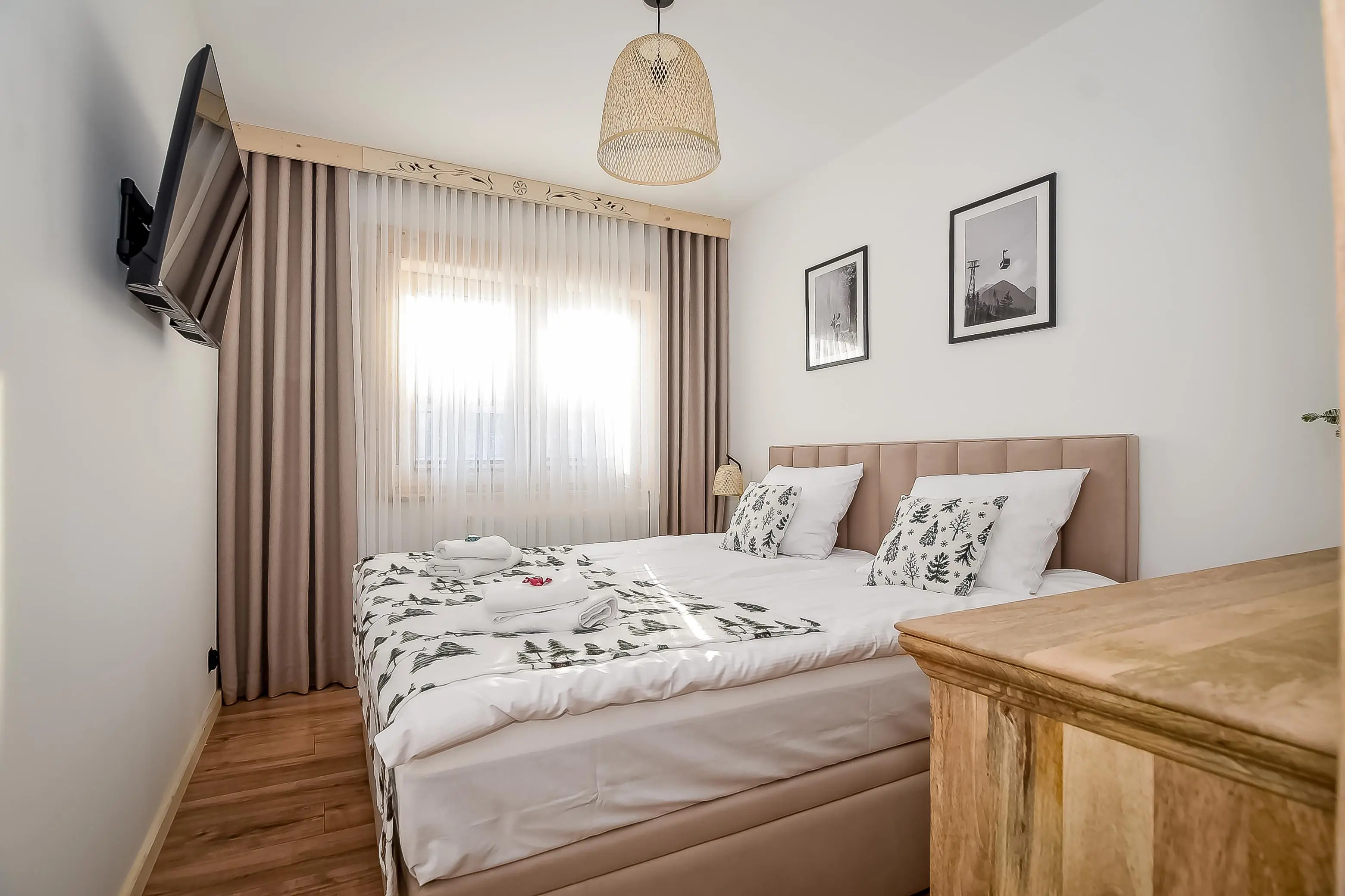 Apartament 1 sypialnia przy oknie — Wool & Wood Guest House, Tatry