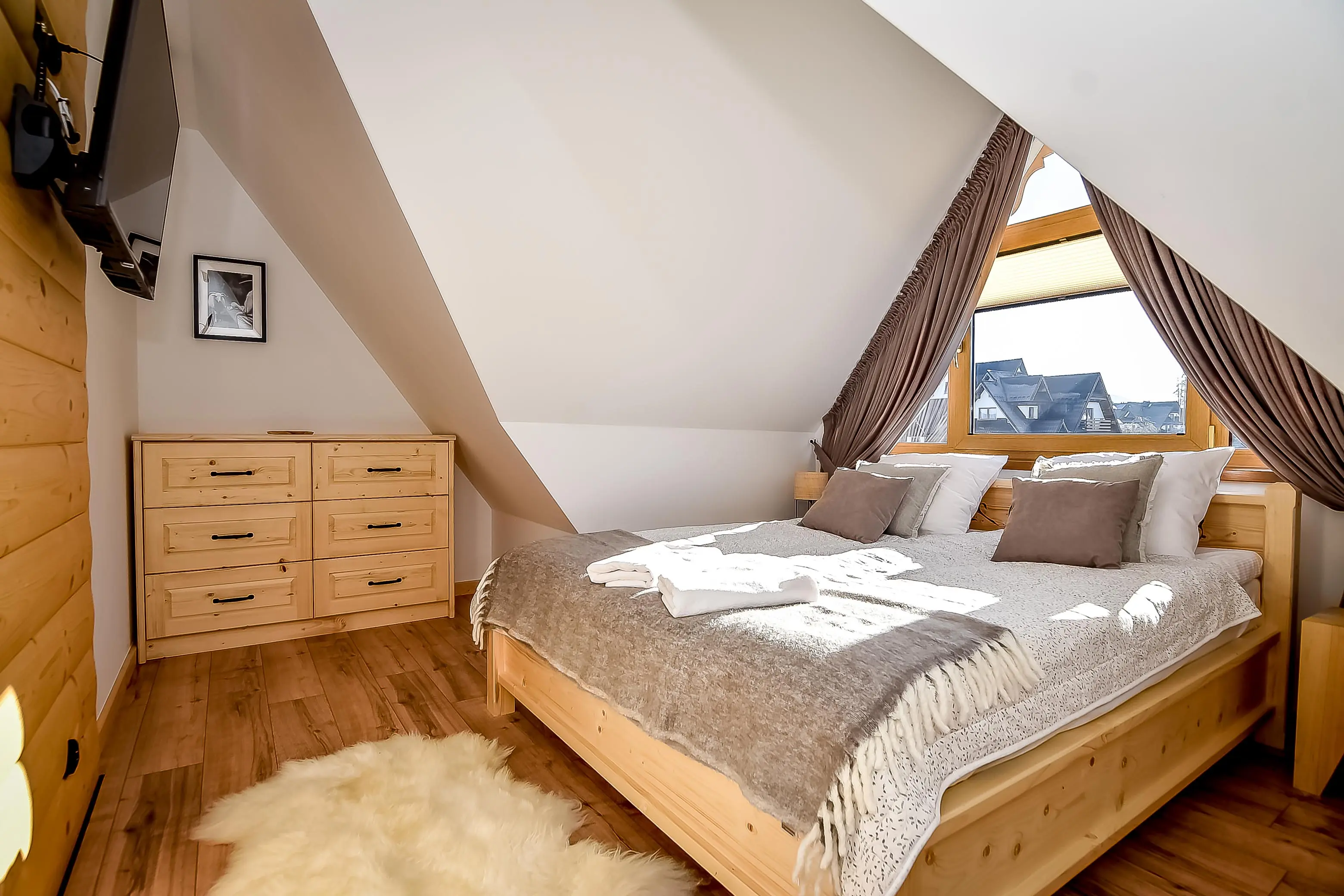 Apartament 2 sypialnia przy oknie — Wool & Wood Guest House, Tatry