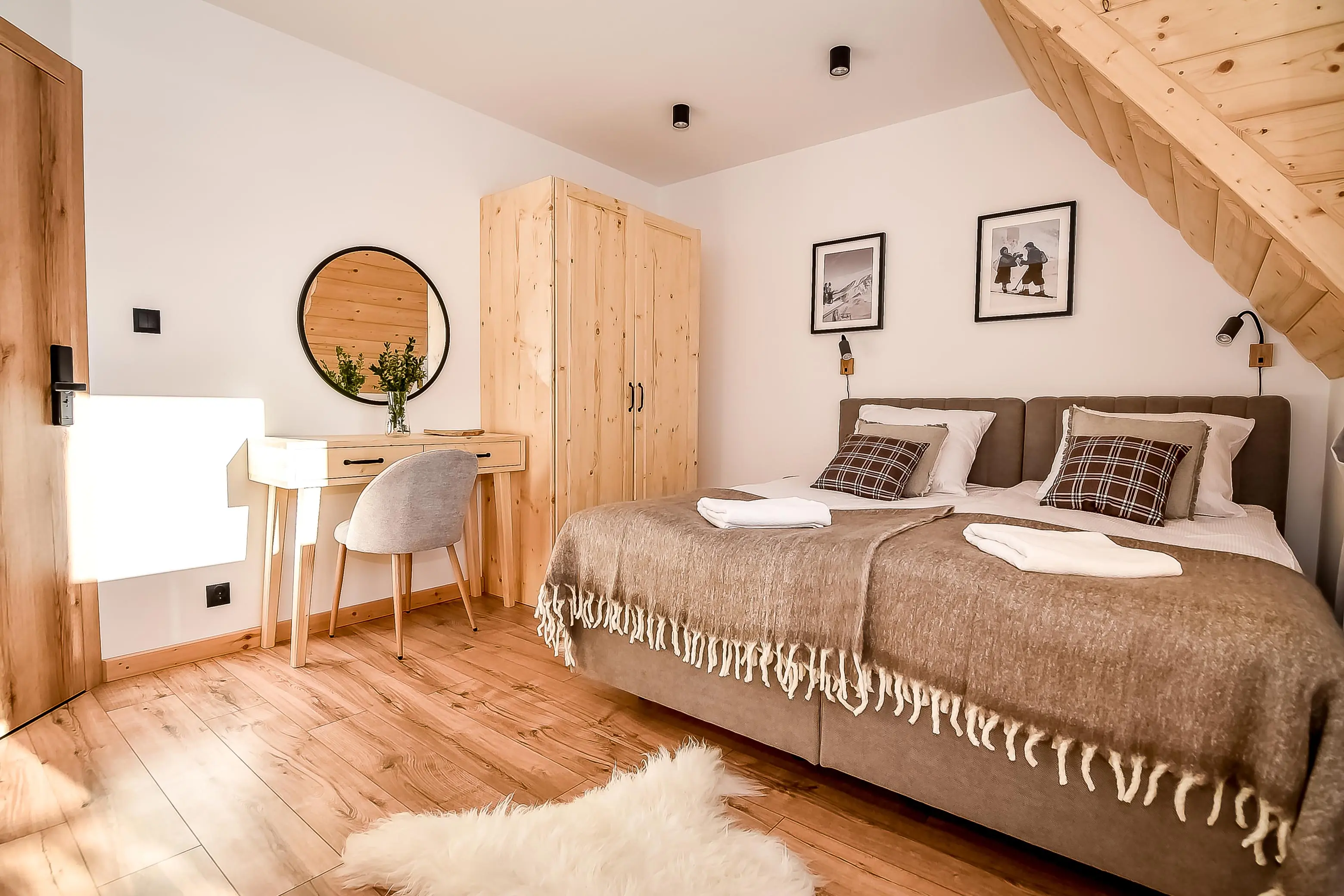 Pokój 1 wnętrze — Wool & Wood, Białka Tatrzańska